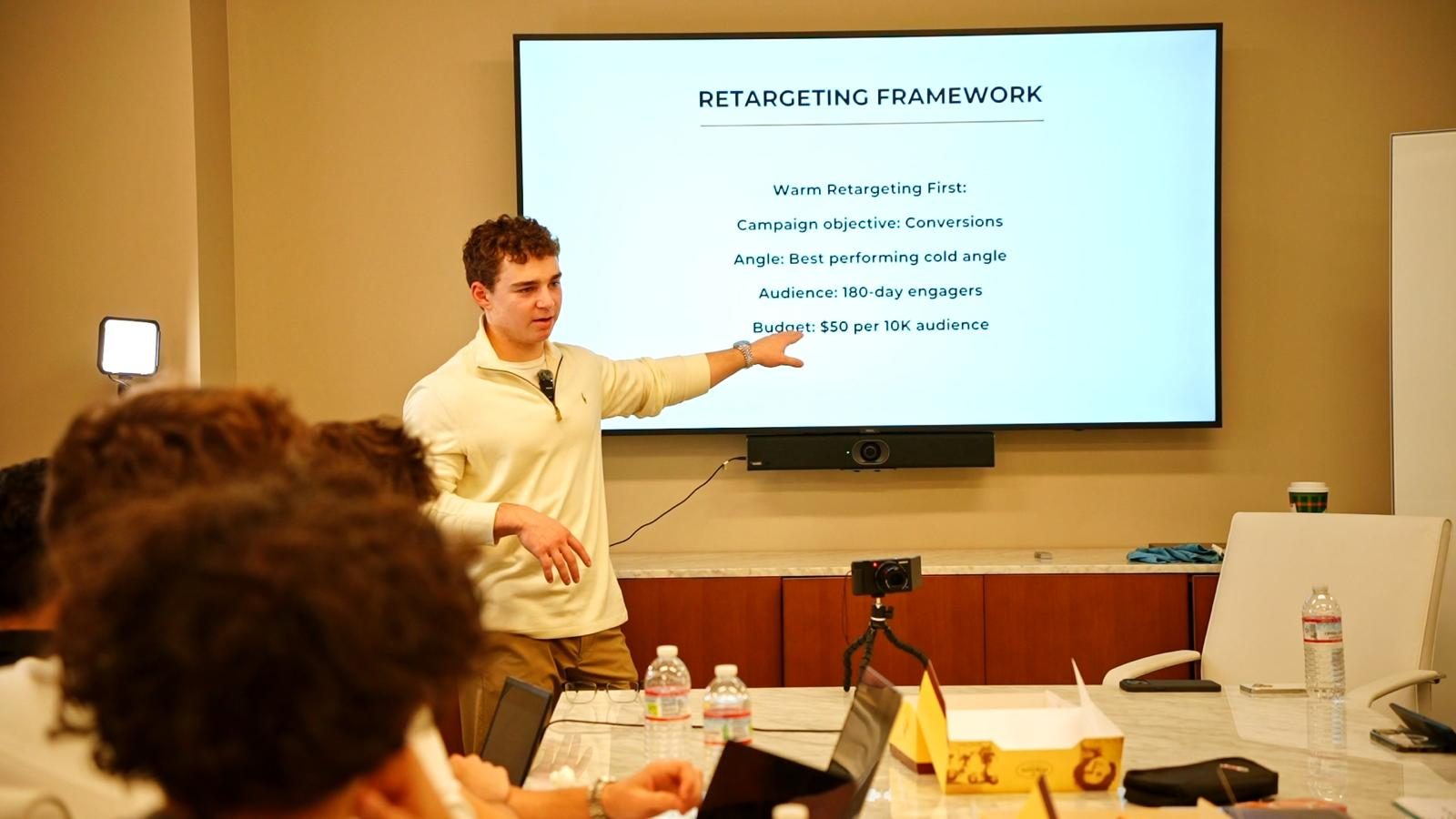Bottarini Marketing Group presenting campaign strategy