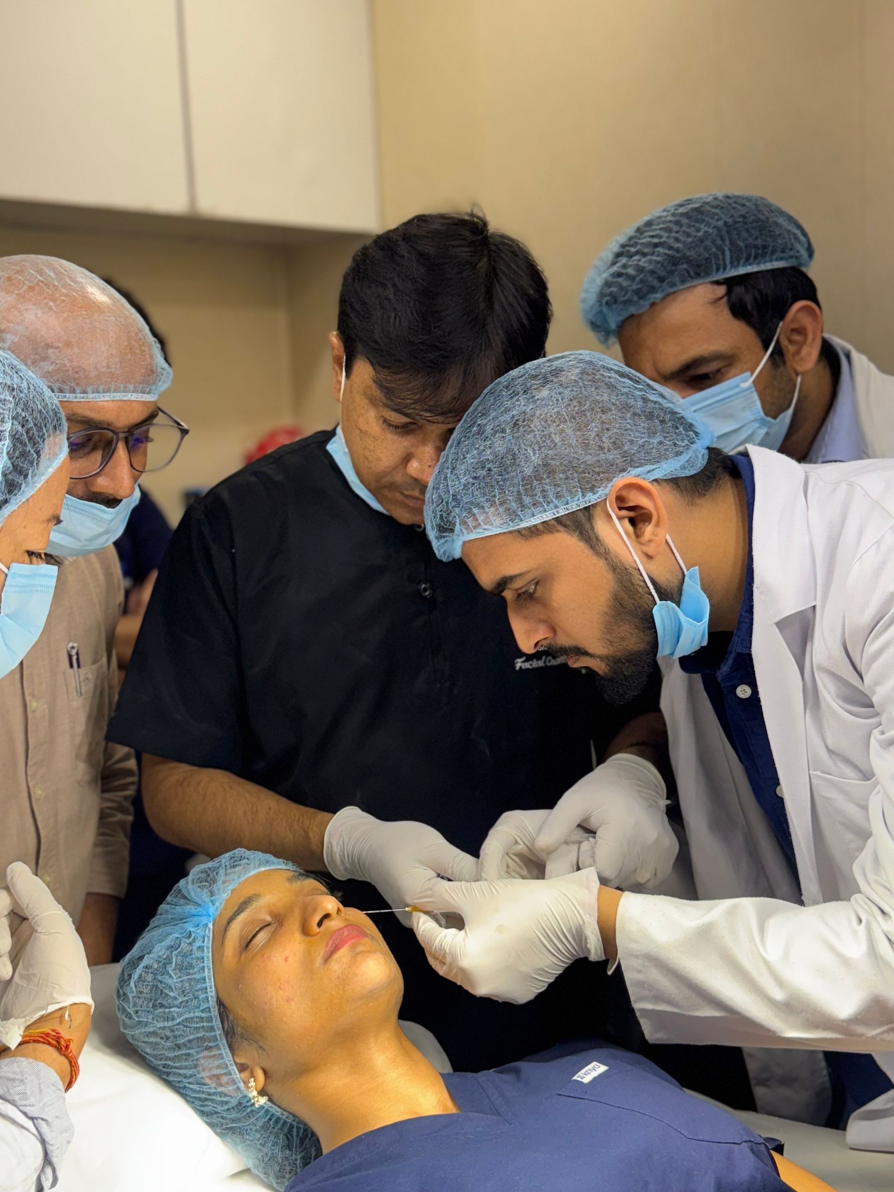 Professional aesthetic consultation in a clinical setting