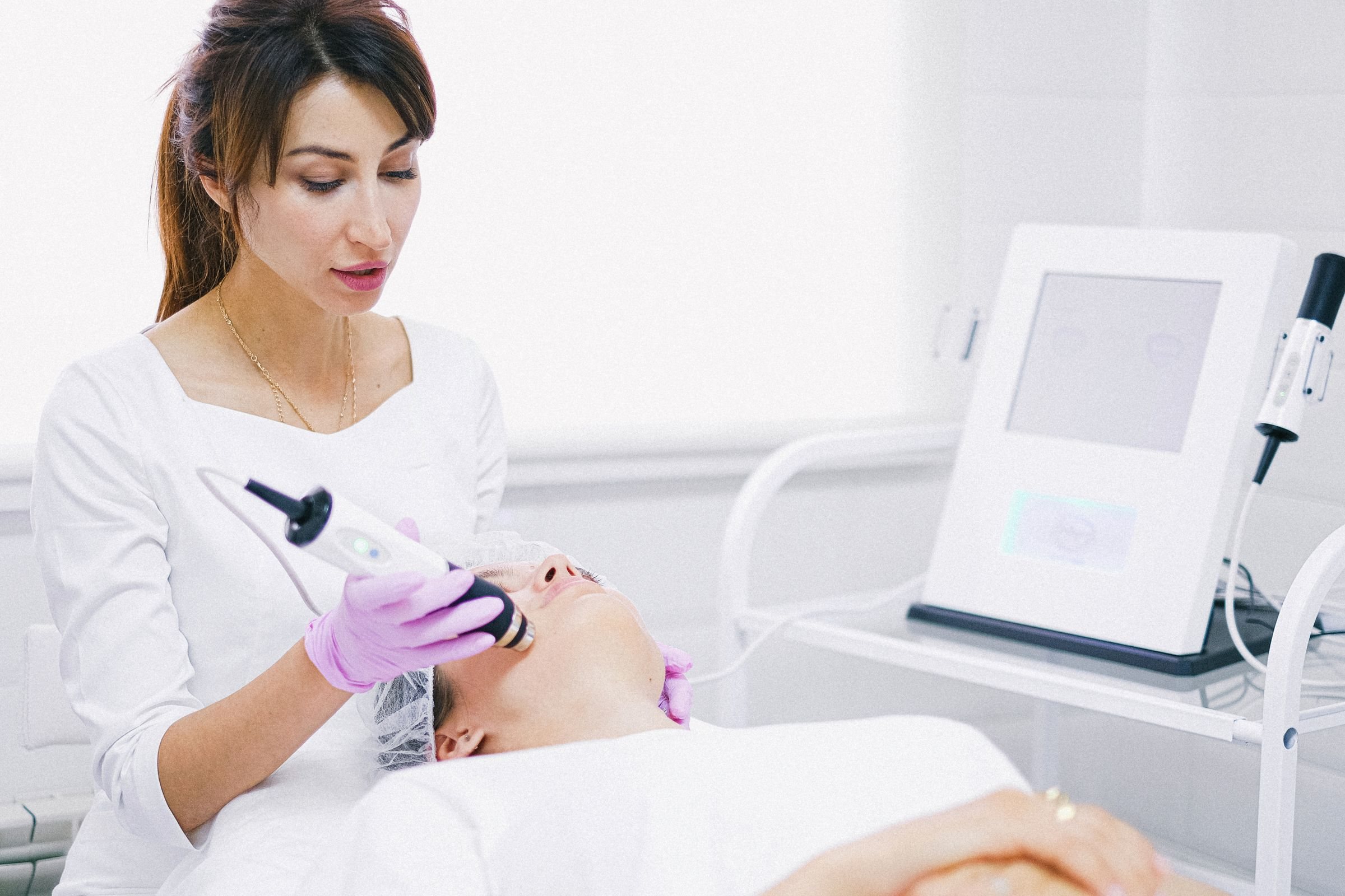 Professional aesthetic clinic and treatment environment